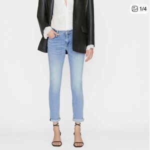 FRAME Le Garçon Slim Boyfriend Crop Jeans Size 28